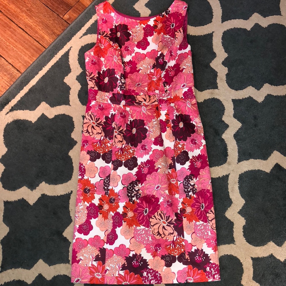 Liberty of London Retro 60’s Mod Floral Sheath Dress